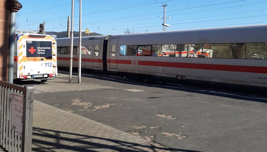 Quarantäne missachtet: ICE im Bahnhof Gelnhausen gestoppt