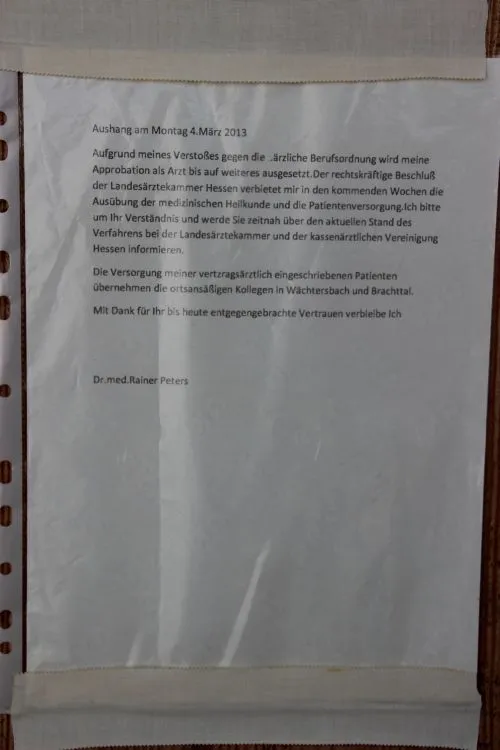 mangel arzt