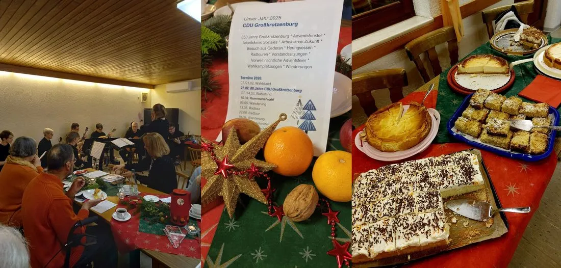 Vorweihnachtliche Feier der CDU Großkrotzenburg