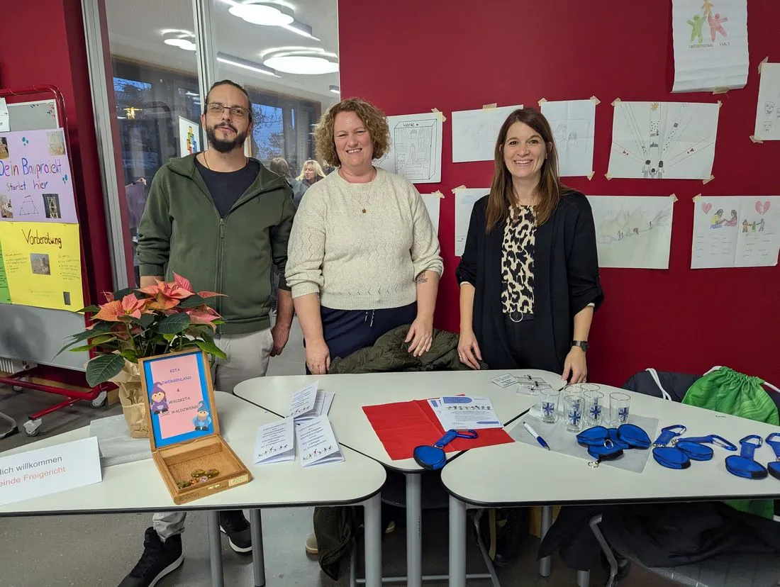 Gemeinde stellt sich auf Ausbildungsmesse der Eugen-Kaiser-Schule vor
