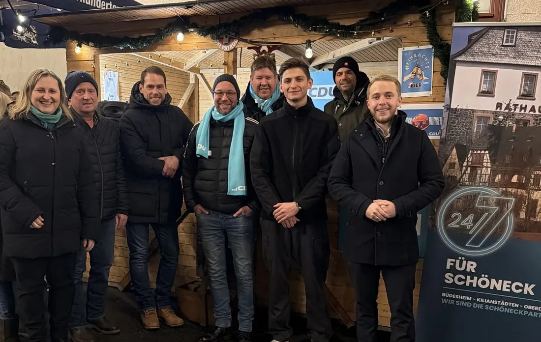 CDU und Junge Union setzen beim Weihnachtsmarkt auf persönliche Gespräche