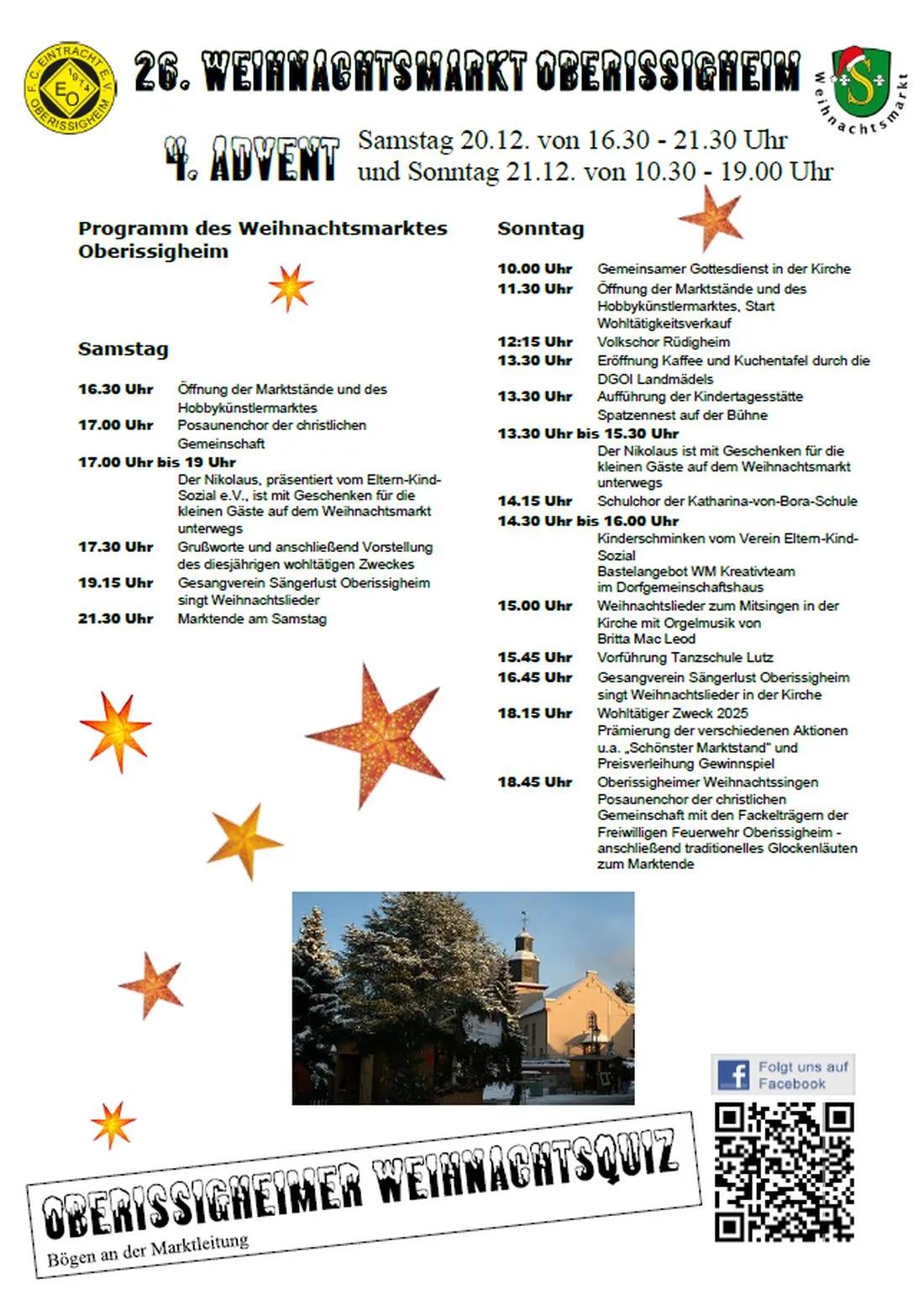 Bruchköbel: Weihnachtsmarkt in Oberissigheim