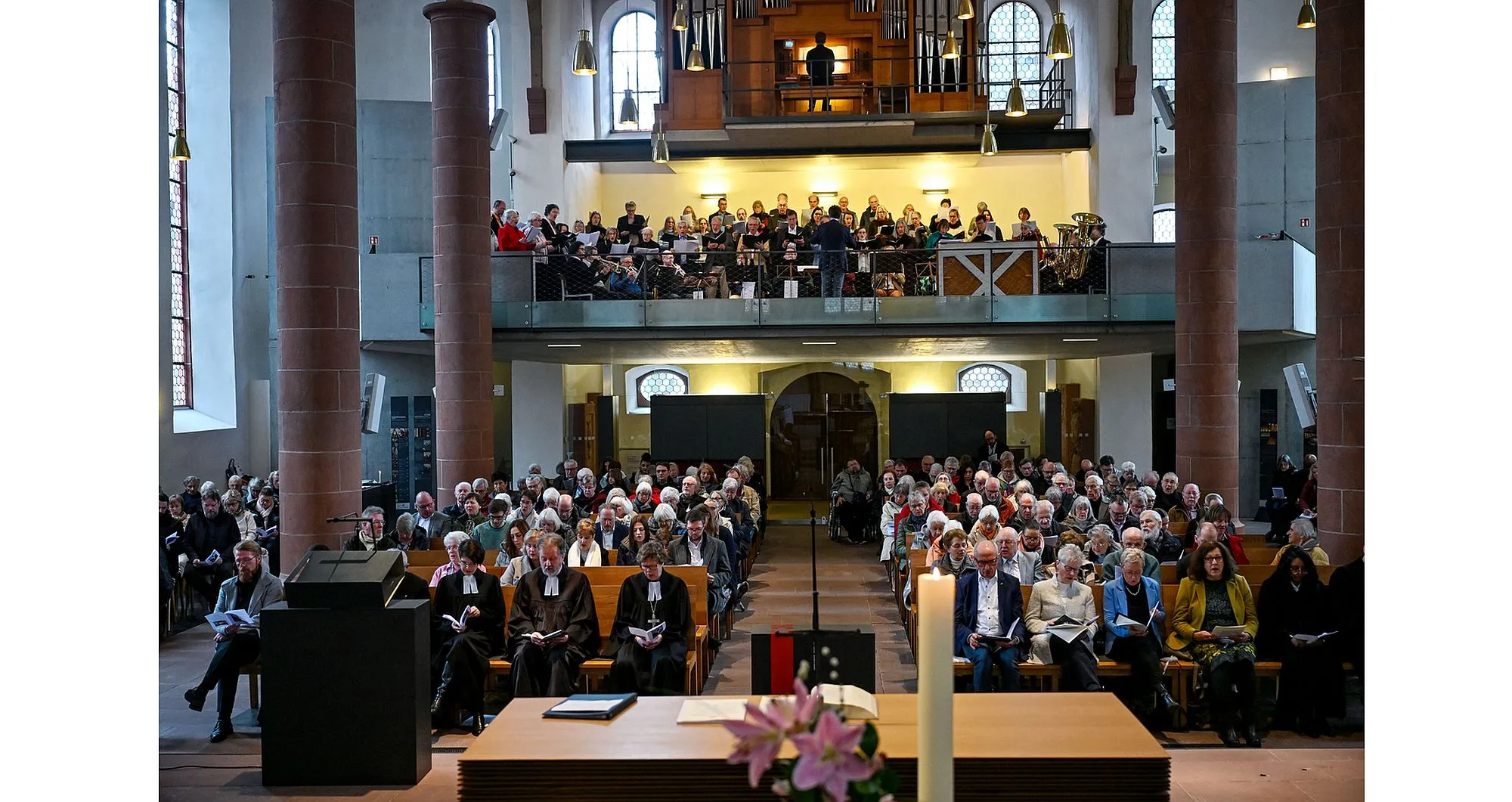 Hanau: Festgottesdienst zur Fertigstellung der Marienkirche