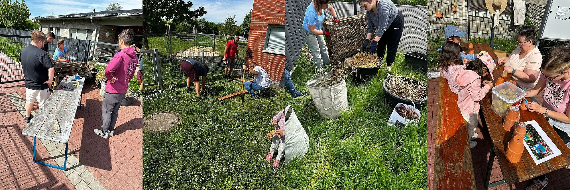 Erstes Gartenprojekt der Kindertagesstätte „Friedensstraße“