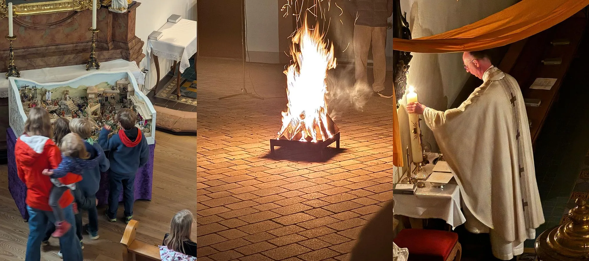Bewegende Feiertage: Vom Kinderkreuzweg bis zur Osternacht