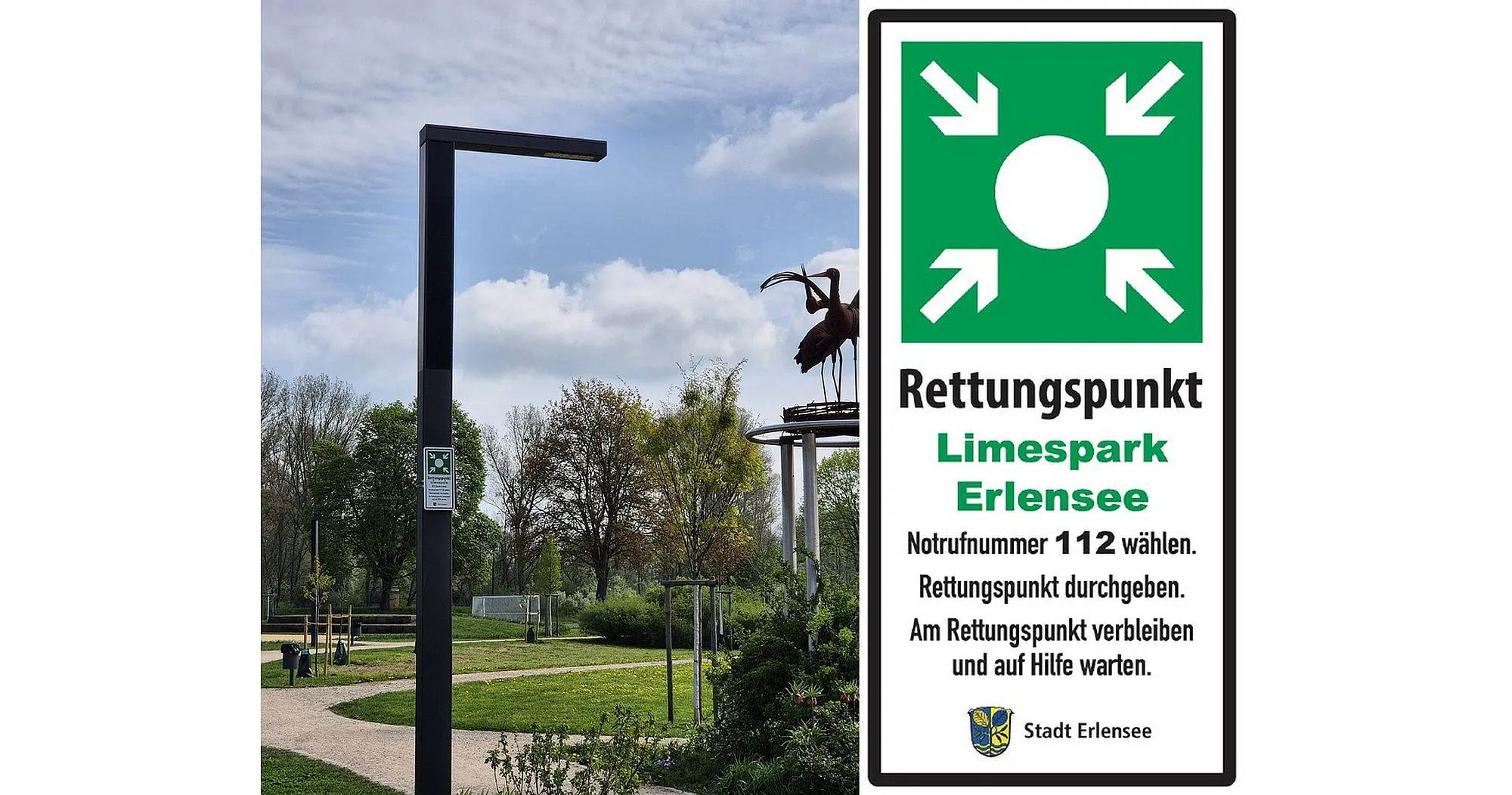 Neuer Rettungspunkt im Limespark
