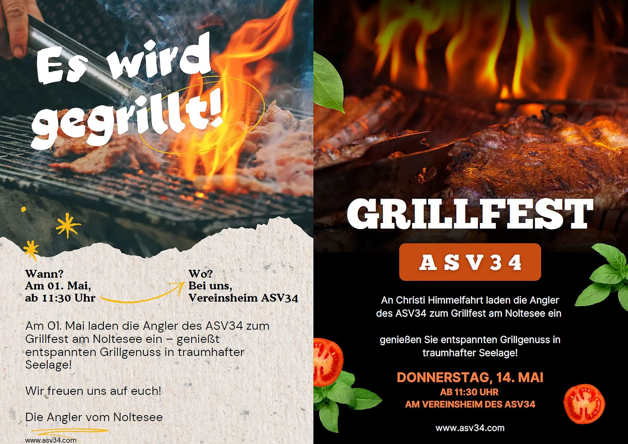 Grillfest am 1. Mai – und am Christi Himmelfahrtstag wieder dabei