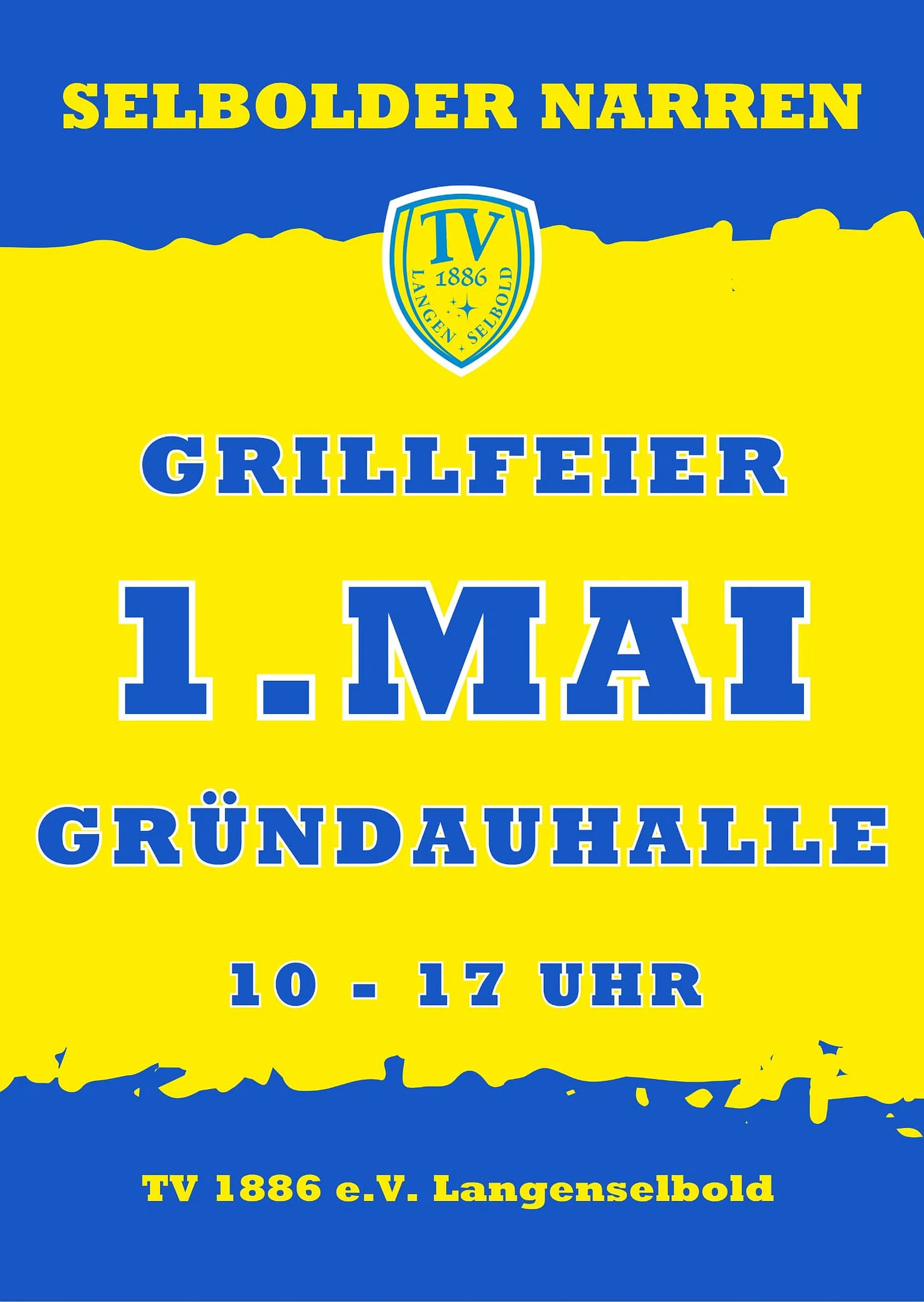 1. Mai: Grillfest an der Gründauhalle