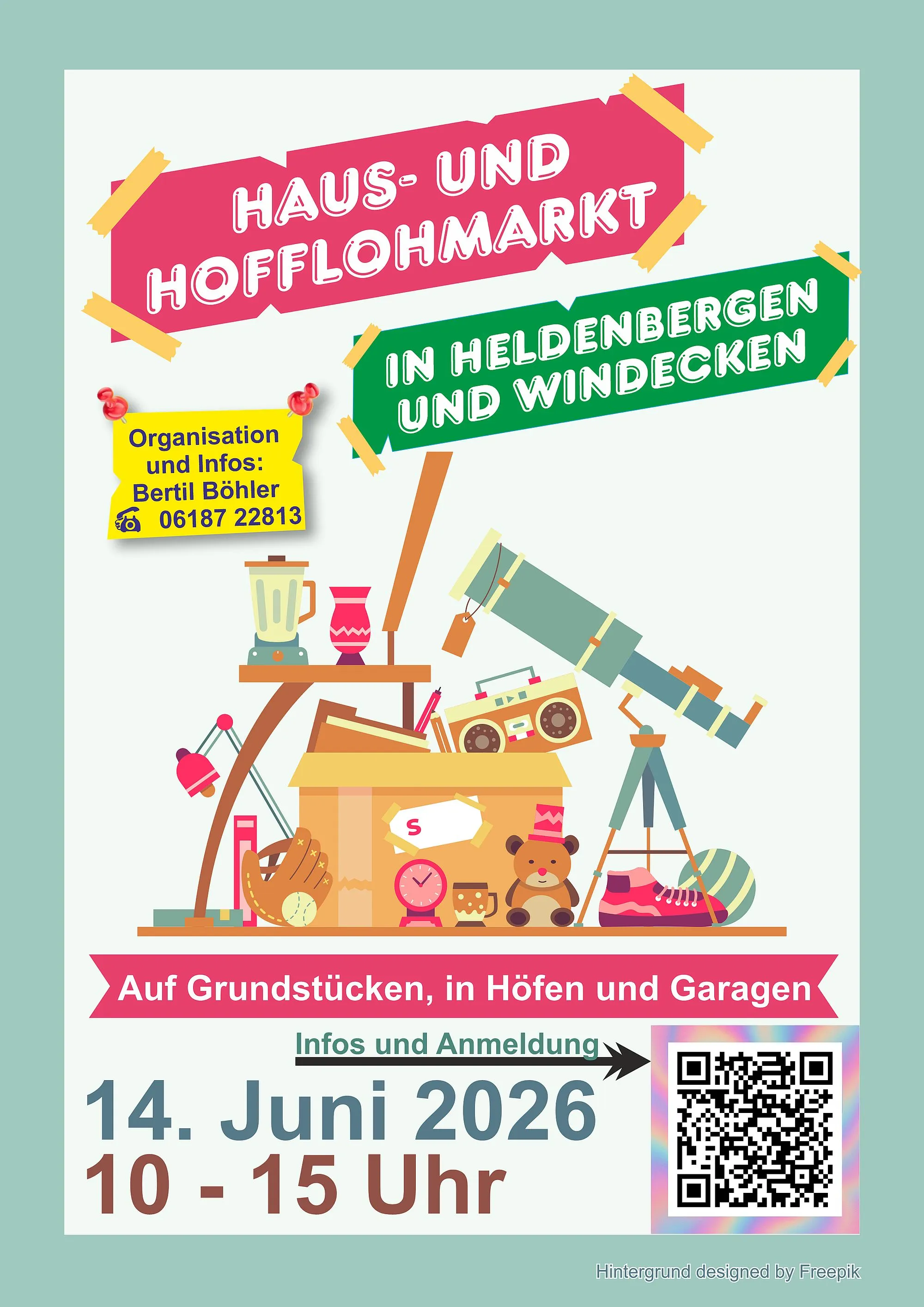 Haus- und Hofflohmarkt in Heldenbergen und Windecken