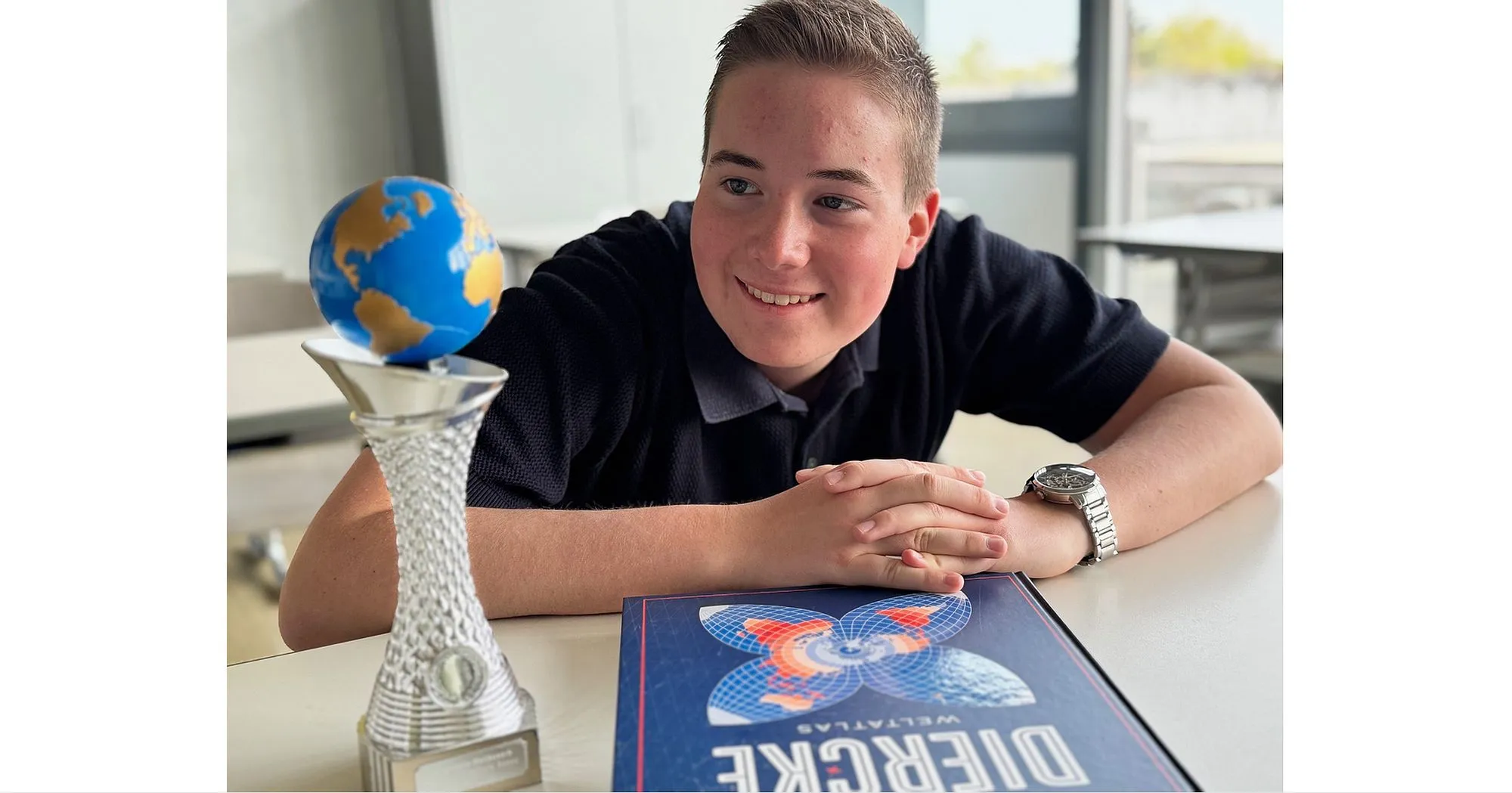 Julius Klose aus Langenselbold ist Hessens bester Geographie-Schüler