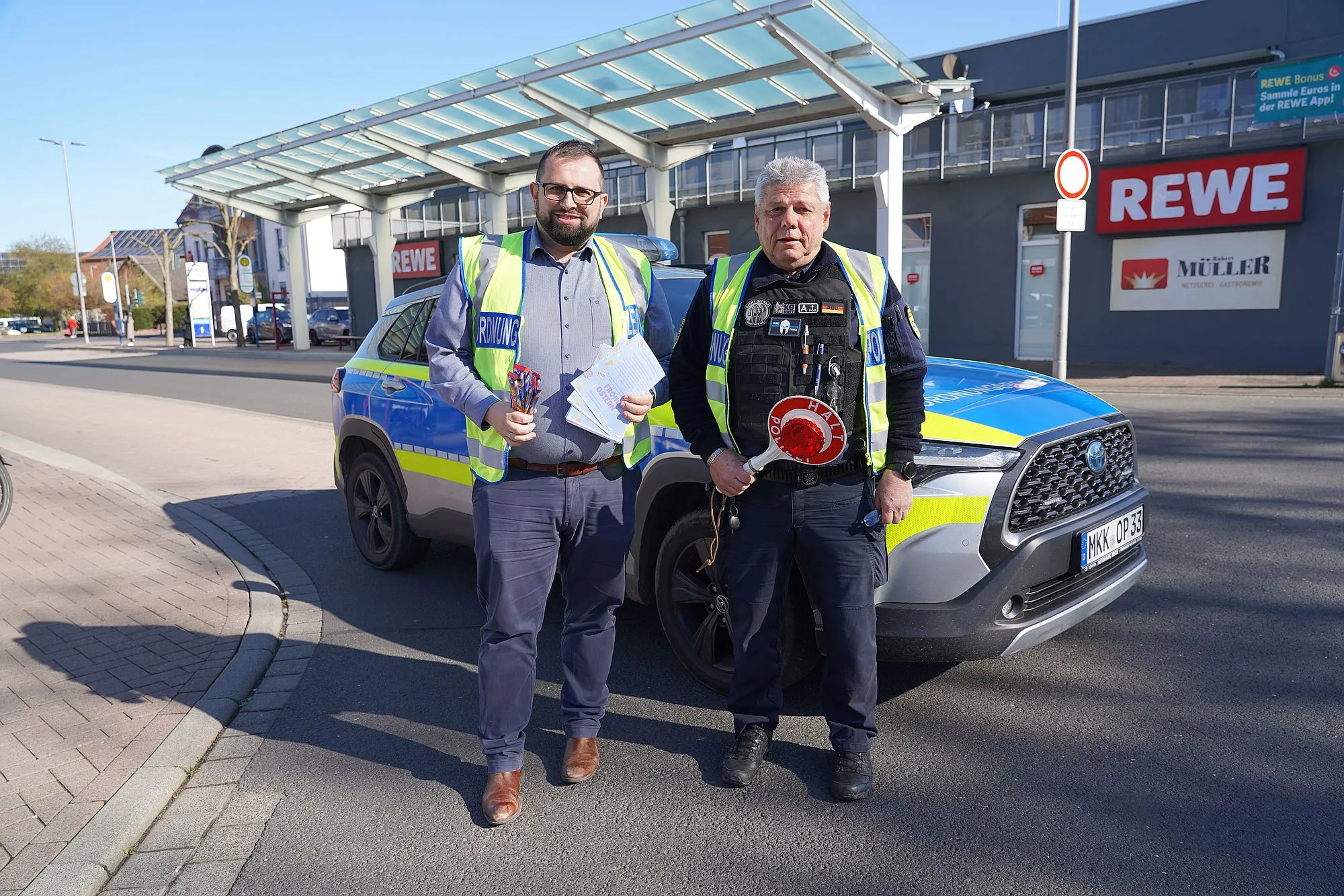 Süße Überraschung bei Verkehrskontrolle am Gründonnerstag