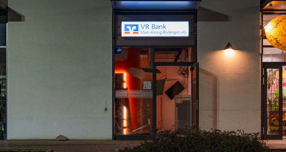 Eilmeldung: Geldautomat in Nidderau gesprengt