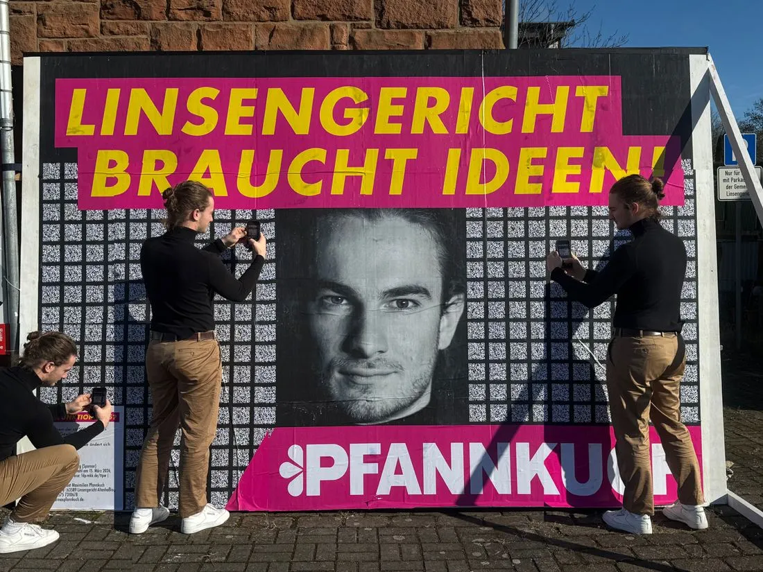Bürgermeisterwahl: Pfannkuch präsentiert innovatives Wahlplakat