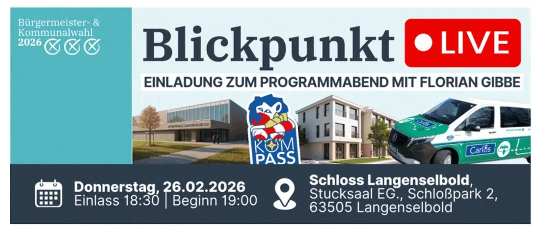 Wahlprogrammabend „Blickpunkt Selbold Live“