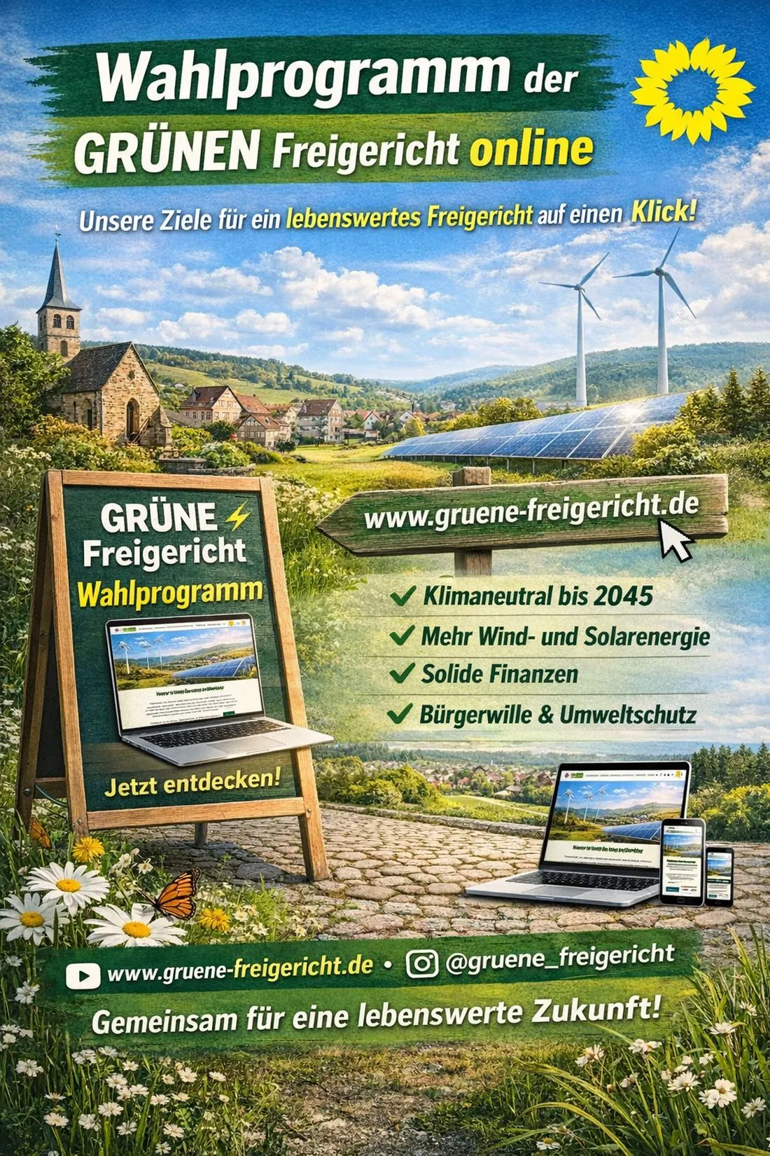 Wahlprogramm der GRÜNEN Freigericht online