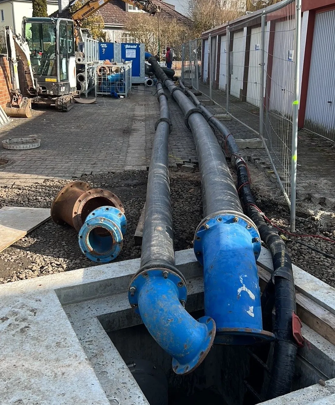 Umbau des Pumpwerks Weidenseestraße