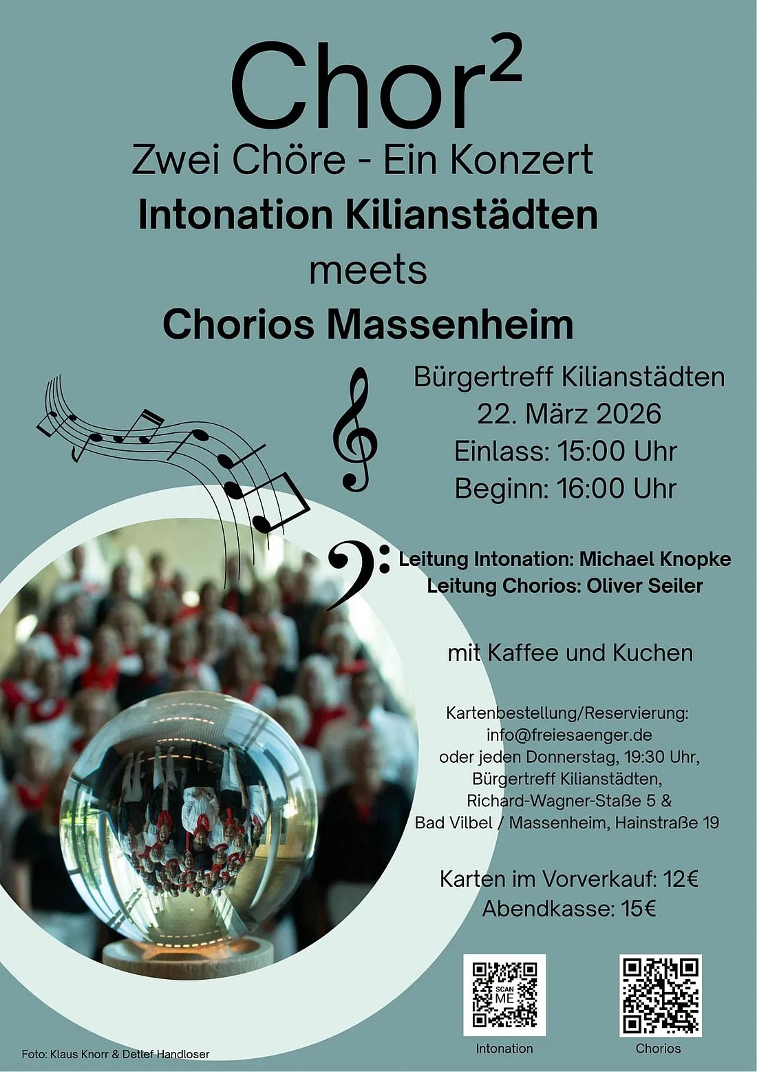 Chor²: „Zwei Chöre – Ein Konzert“