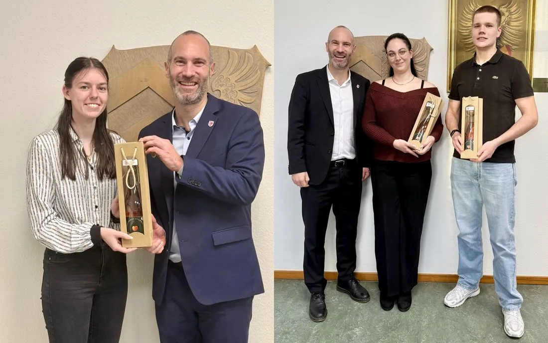 Laura Marie Schmidt, Alisha Görtz und Jack Parsons gehören zu besten IHK-Azubis