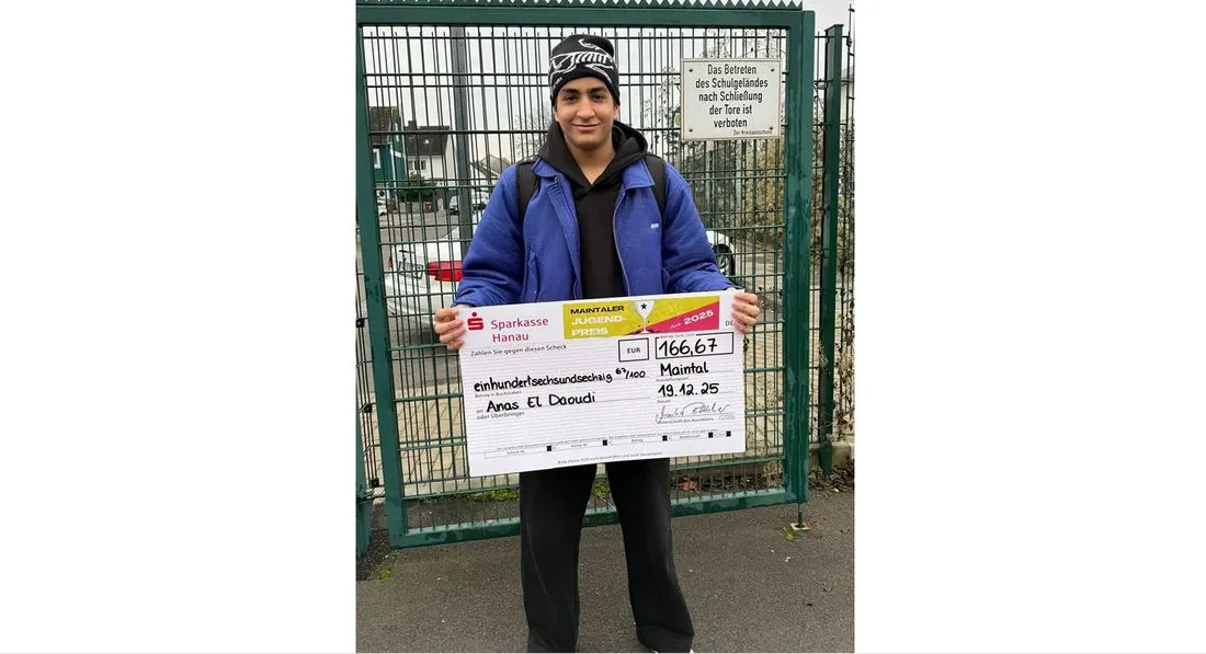Maintaler Jugendpreis 2026 für Anas El Daoudi vom Sport Club Budokan