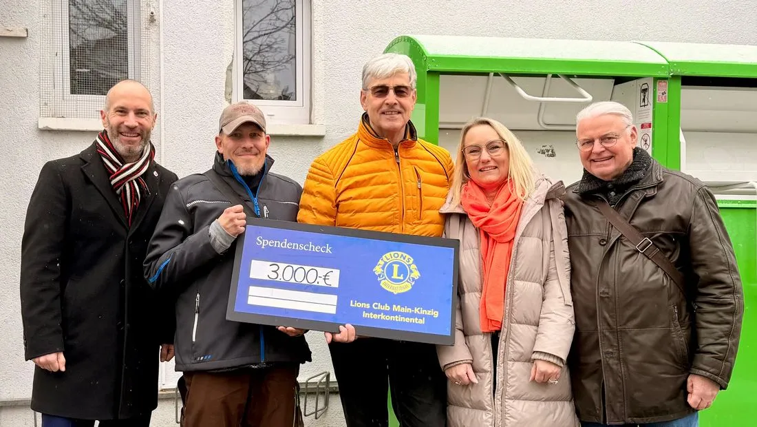 Lions Club Main Kinzig spendet Straßenengeln Hanau erneut 3.000 Euro