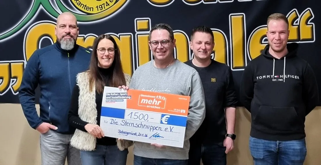 OKM spenden 1500 Euro an „Die Sternschnuppen“