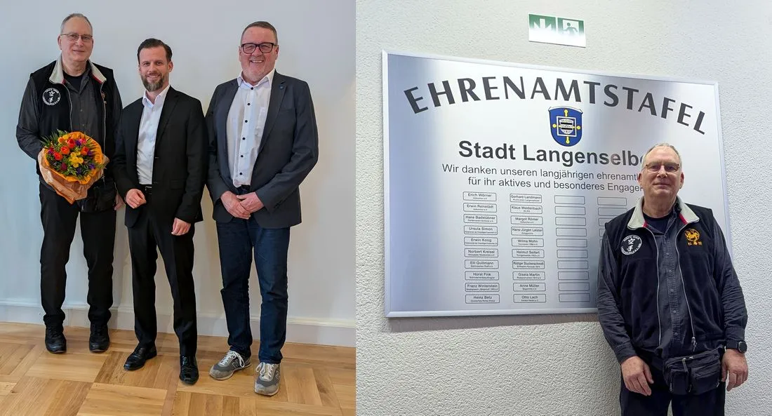 Otto Lach erhält Ehrenamtsplakette der Stadt Langenselbold