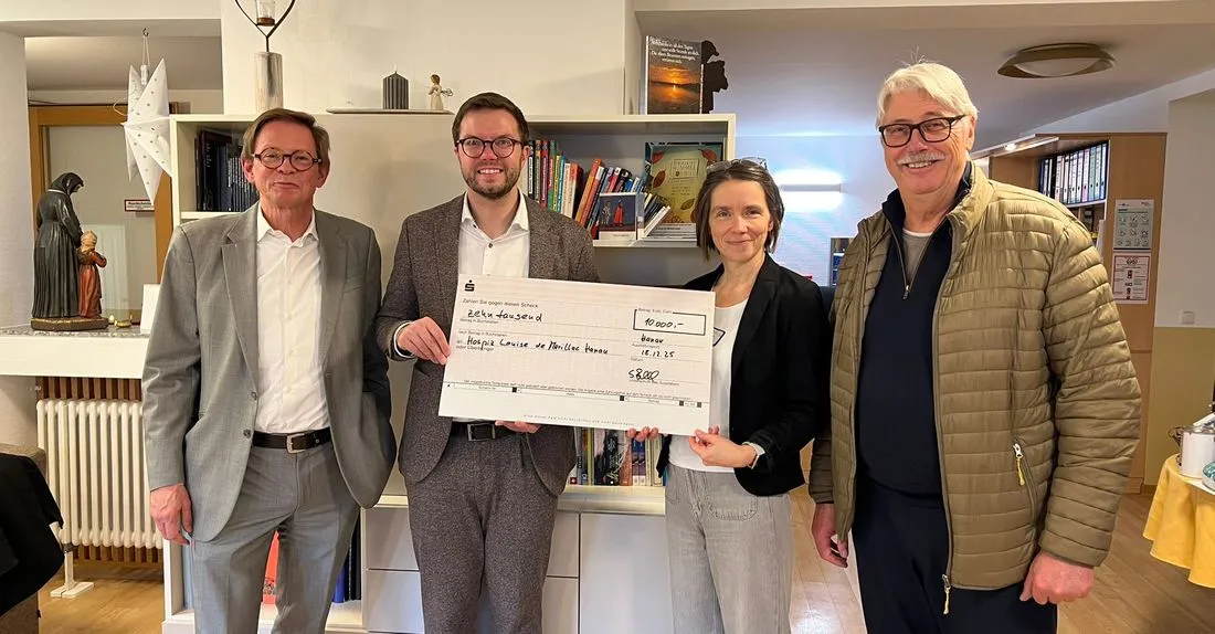 Witter-Stiftung übergibt 10.000 Euro an Hospiz Louise de Marillac