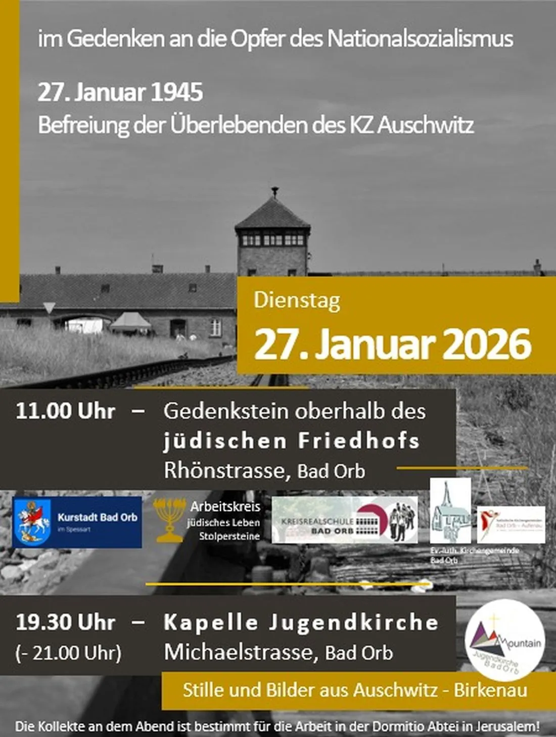 Gedenktag für die Opfer des Nationalsozialismus