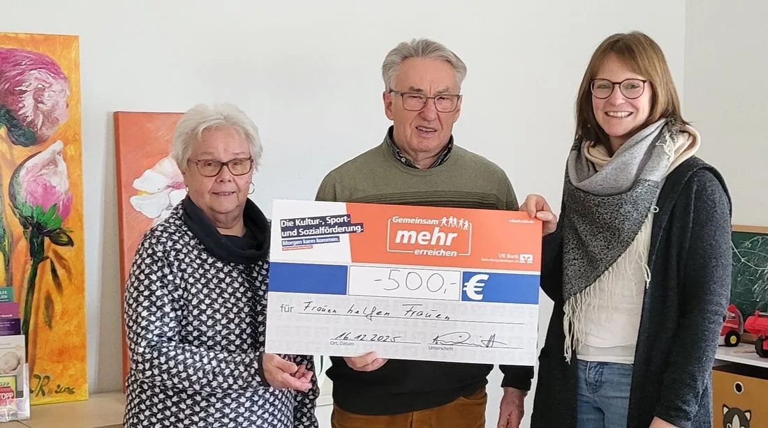 Spende für die Kinder des Frauenhauses