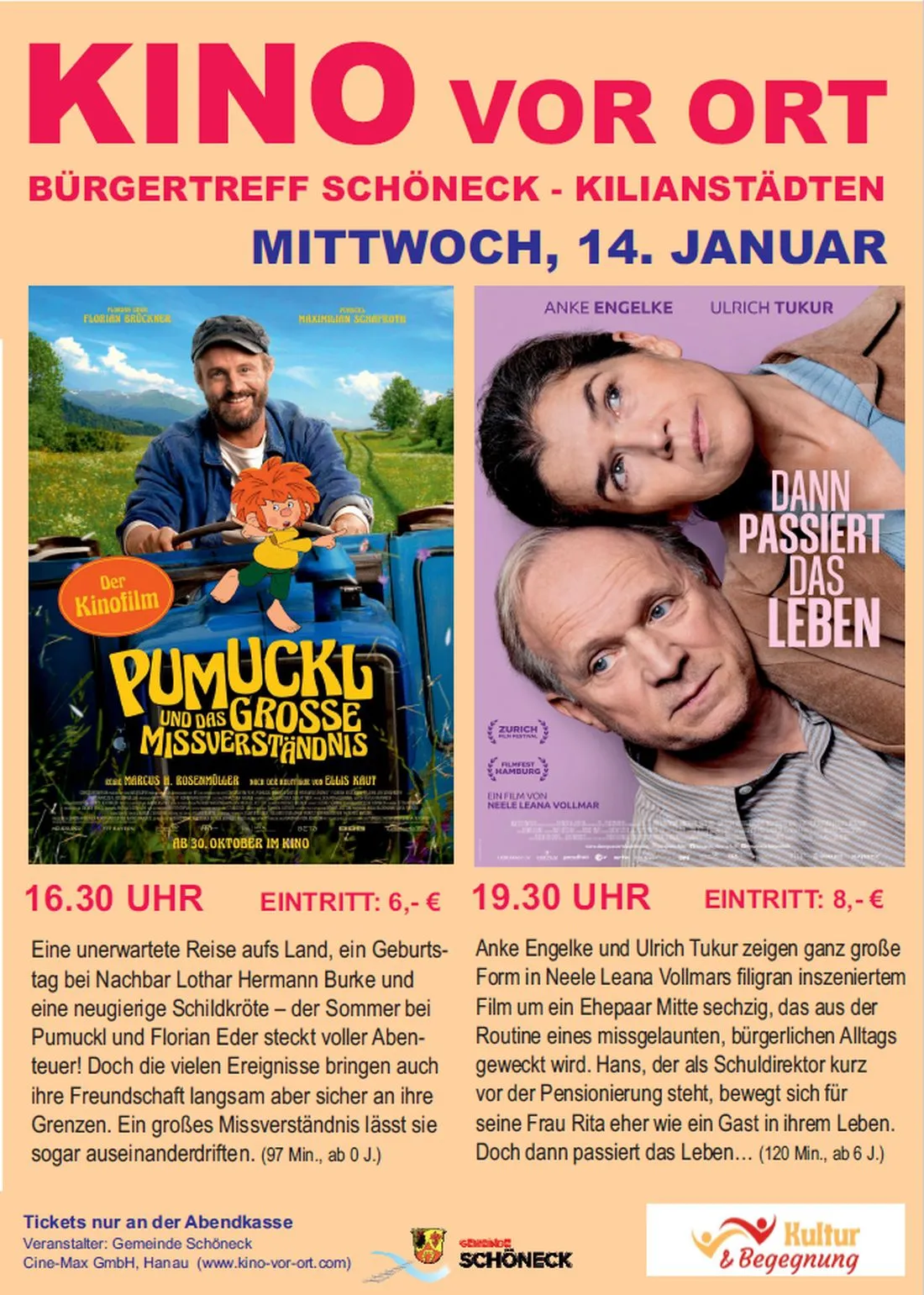 Initiative Kultur & Begegnung startet mit „Kino vor Ort“