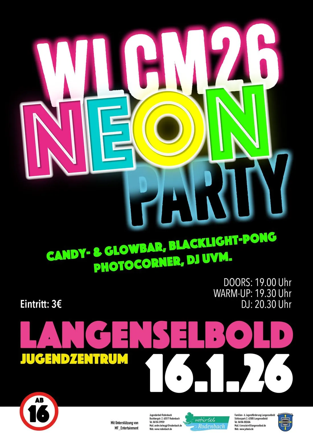 NEON-Party im Jugendzentrum
