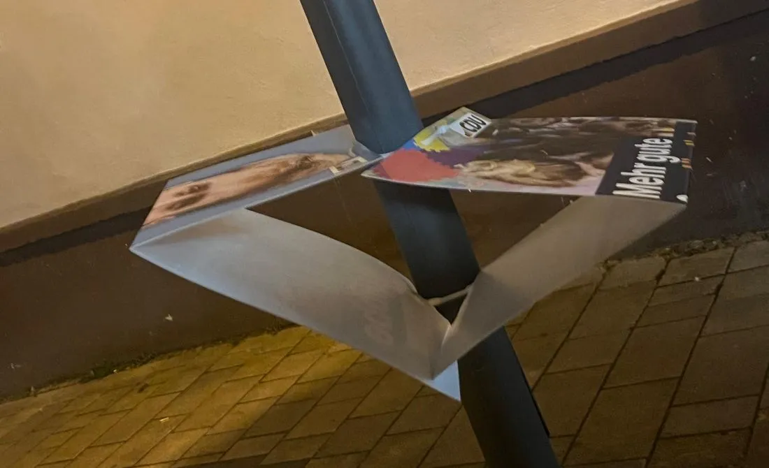 Langenselbold: Erneut Wahlplakate beschädigt