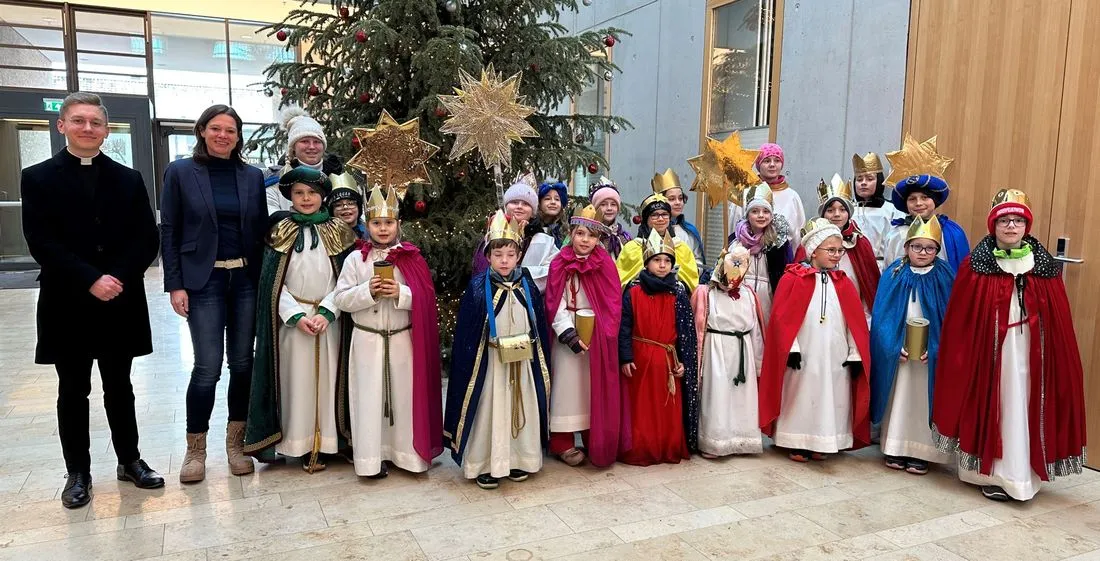 Sternsinger besuchen das Stadthaus