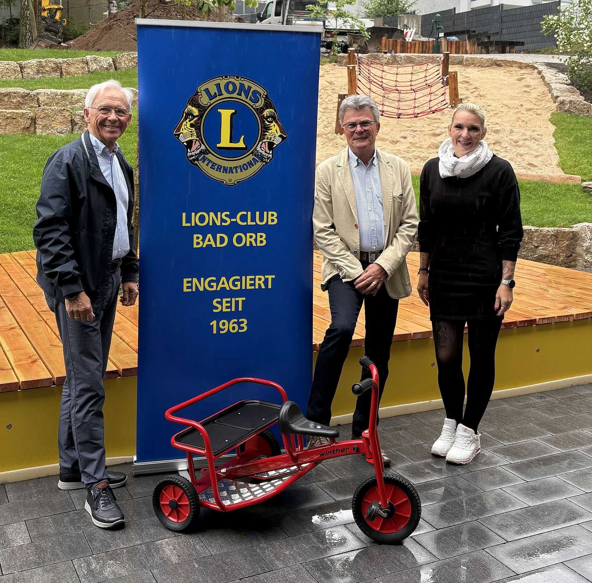 LIONS-Club Bad Orb unterstützt neuen Kindergarten Friedrichstal