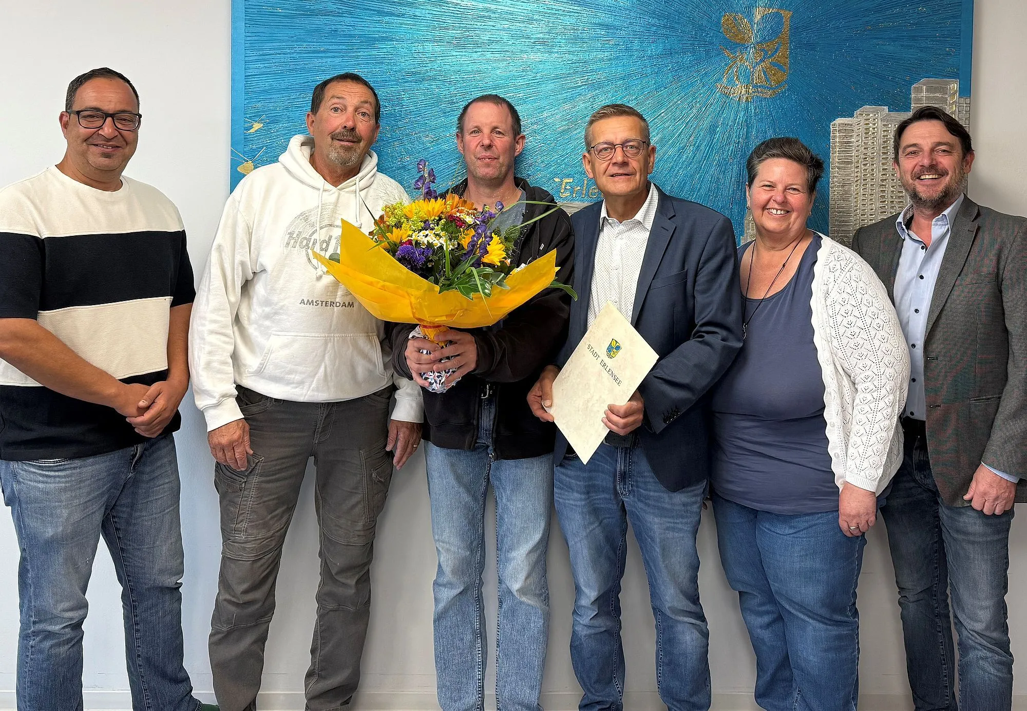 25 Jahre im Dienst der Stadt Erlensee: Ralf Schneider feiert Dienstjubiläum