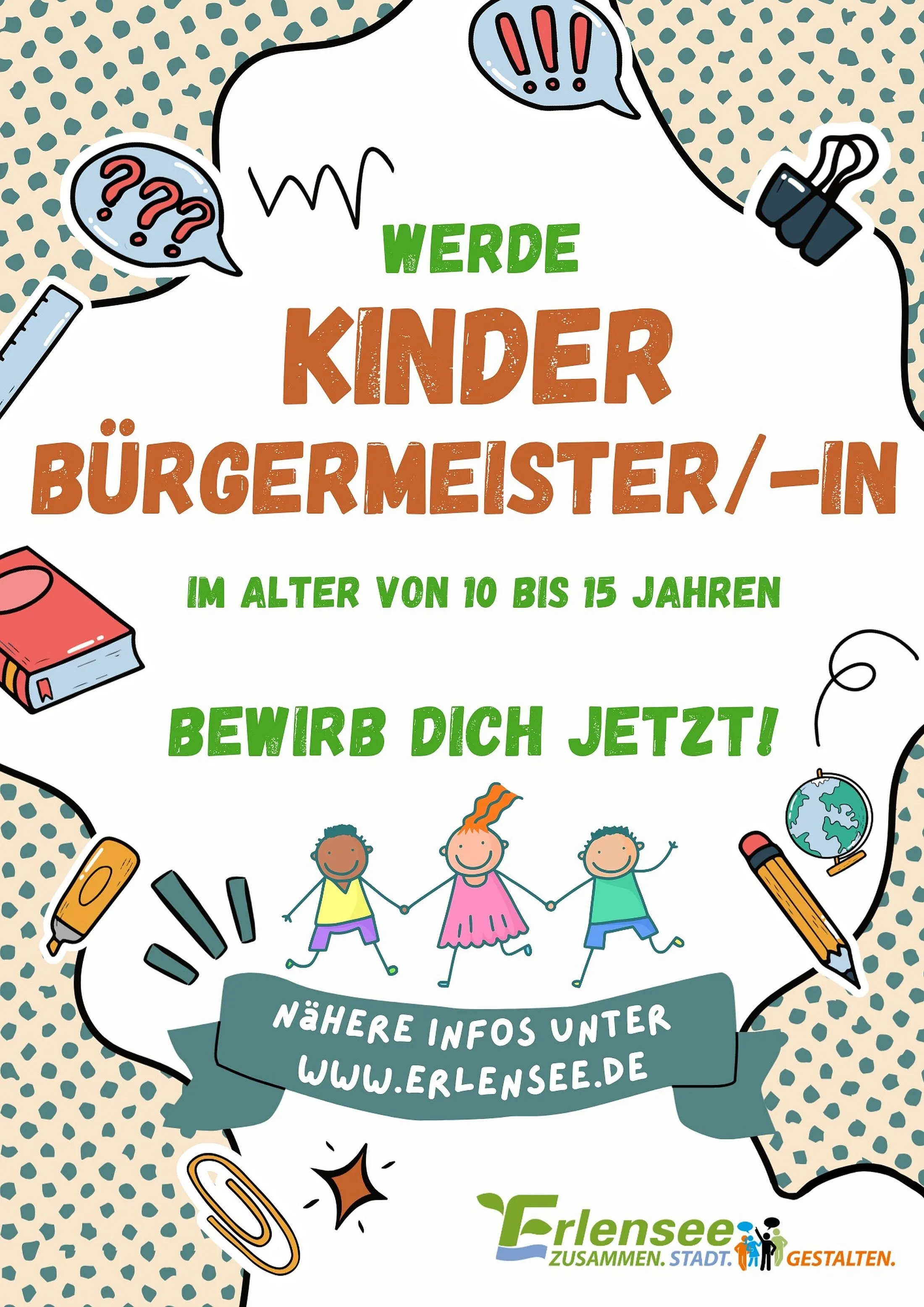 Kinderbürgermeisterwahl im August: Info-Veranstaltung am 8. Juni