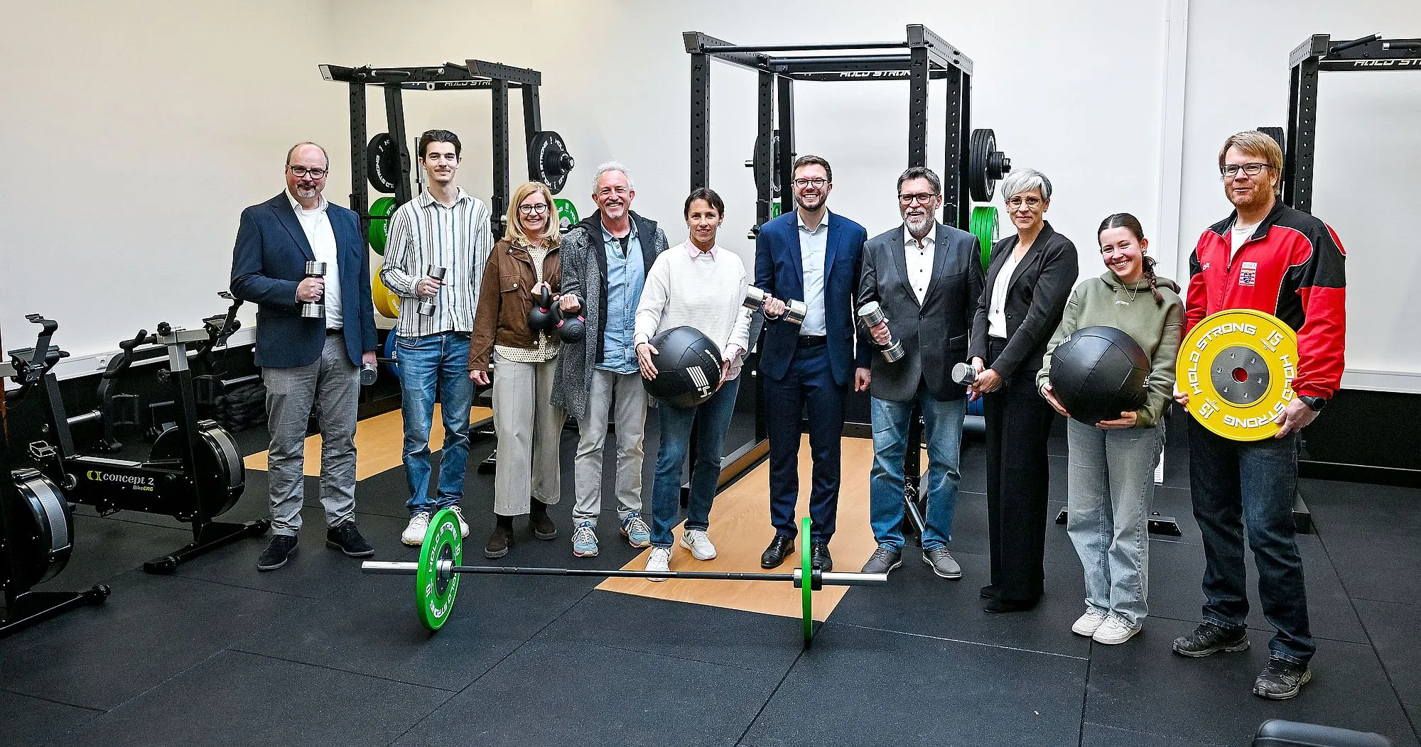 Neuer Kraftraum in der Main-Kinzig-Halle eröffnet