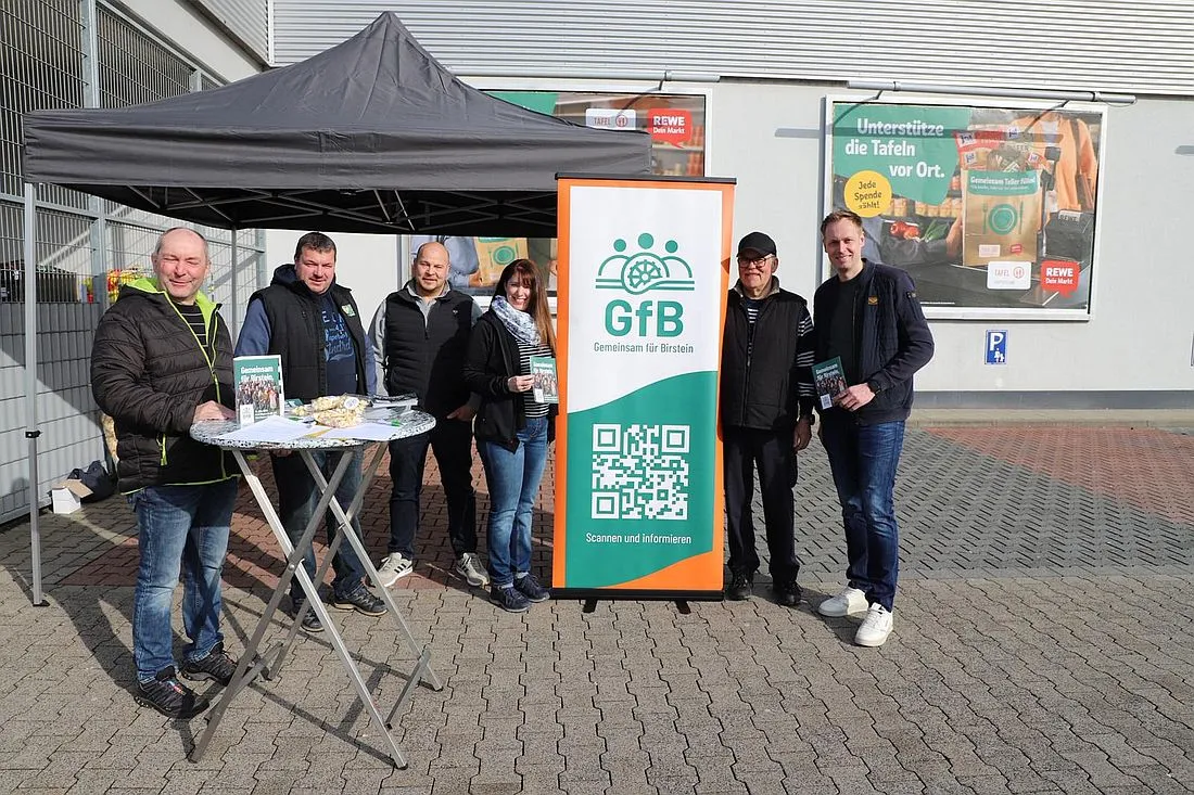 GfB an drei Birsteiner Lebensmittelmärkten im Gespräch