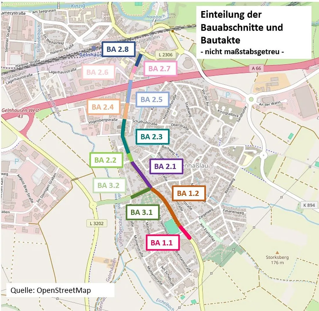 Straßenbauarbeiten in Ortsdurchfahrt wechseln in nächsten Bauabschnitt