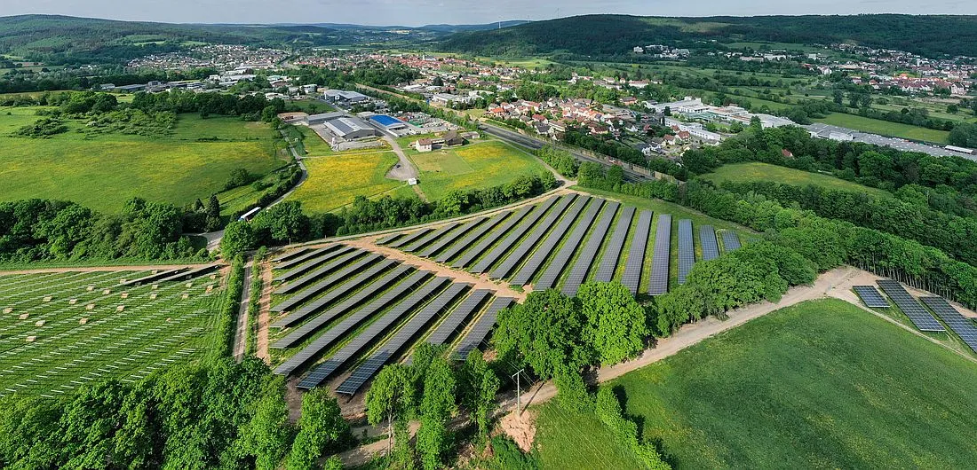 Photovoltaik-Ausbau in Bad Soden-Salmünster: Spitzenniveau in Hessen