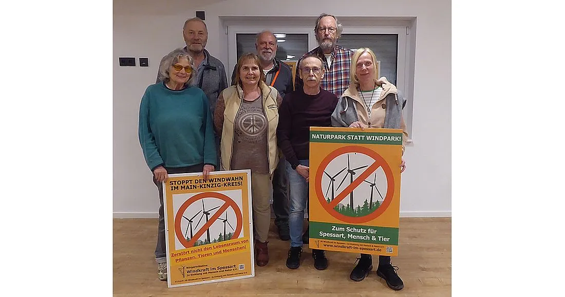 Bürgerinitiative „Windkraft im Spessart – In Einklang mit Mensch und Natur e.V.“: Neuer Vorstand