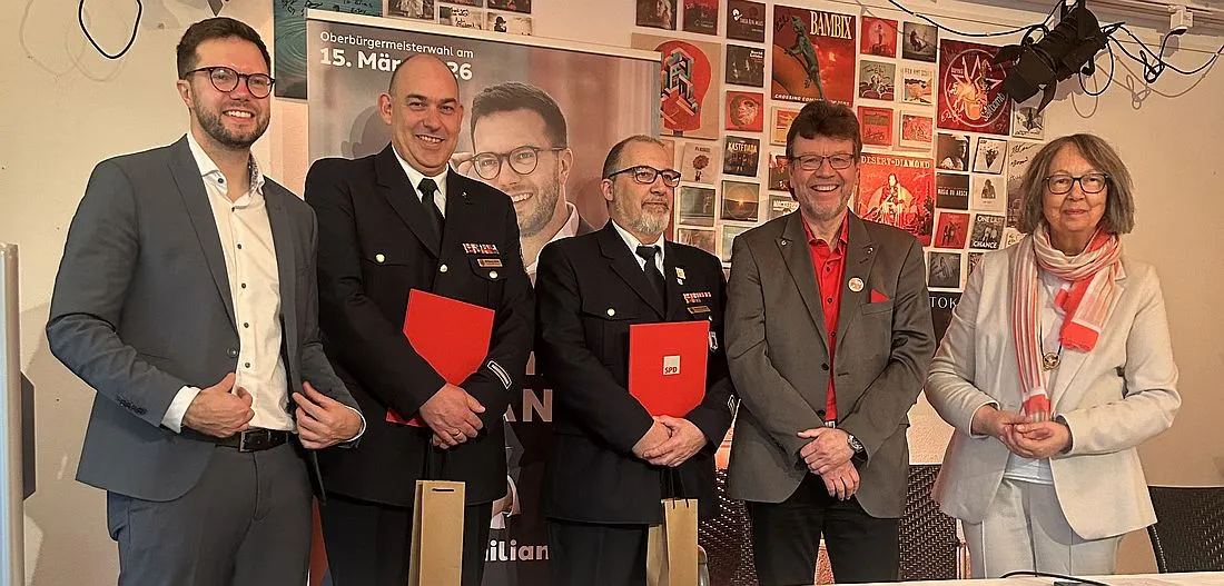SPD-Engagementspreis für Feuerwehrmänner Schleiff und Müller
