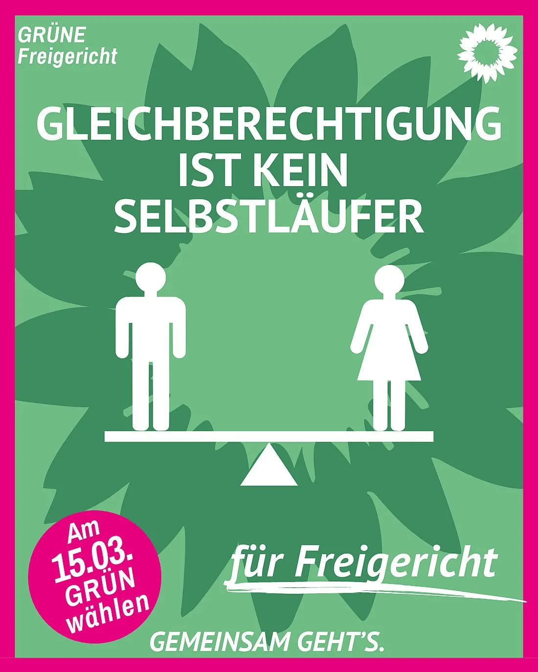 Gleichberechtigung ist kein Selbstläufer