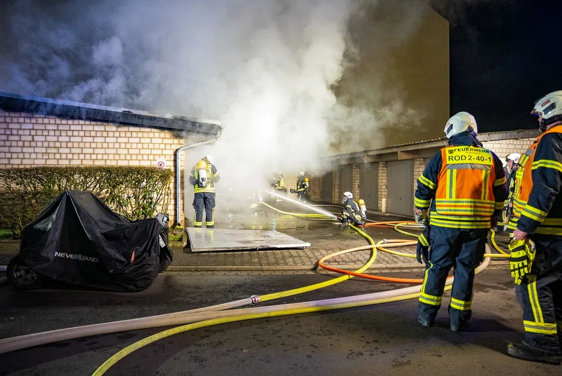 Rodenbach: 200.000 Euro Schaden bei Garagenbrand