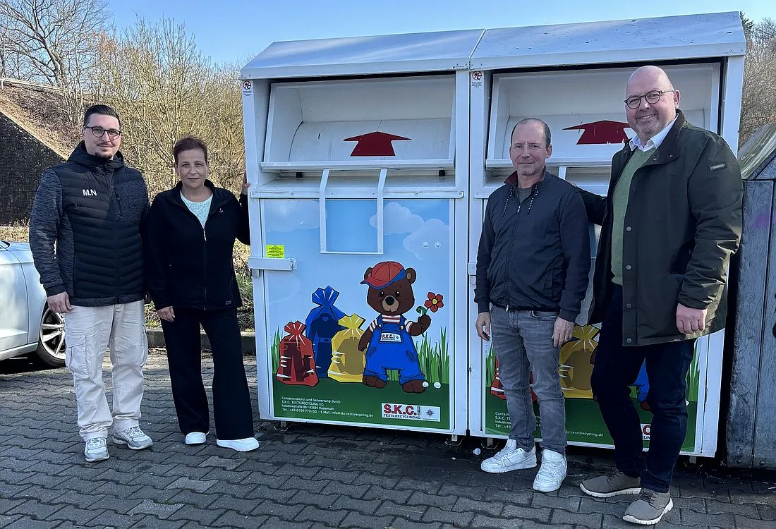 Altkleidercontainer stehen wieder zur Verfügung