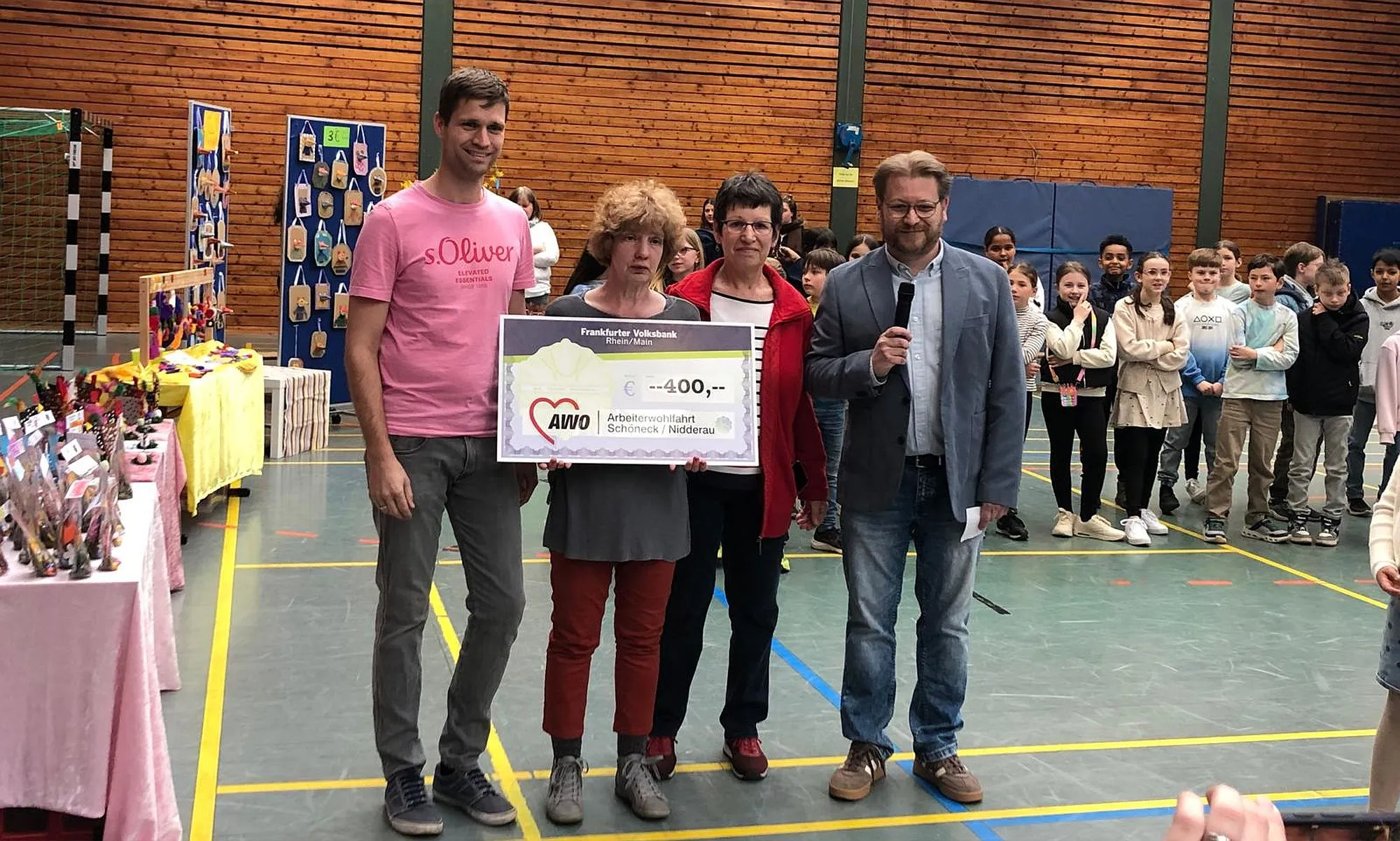 AWO unterstützt Förderverein der Sterntalerschule
