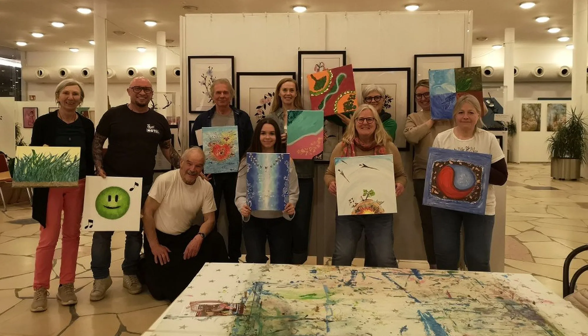 „Dialog“-Kreativ-Workshop: Neues Angebot in Mitten der Ausstellung