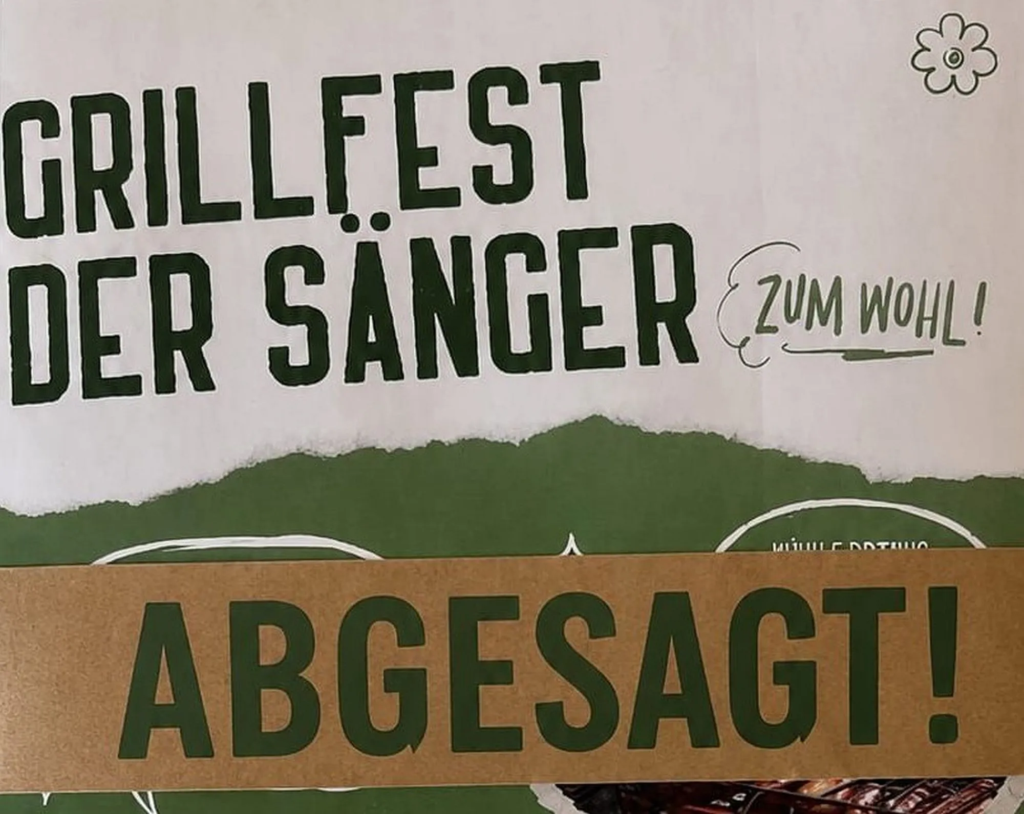 Sängerlust sagt Grillfest ab