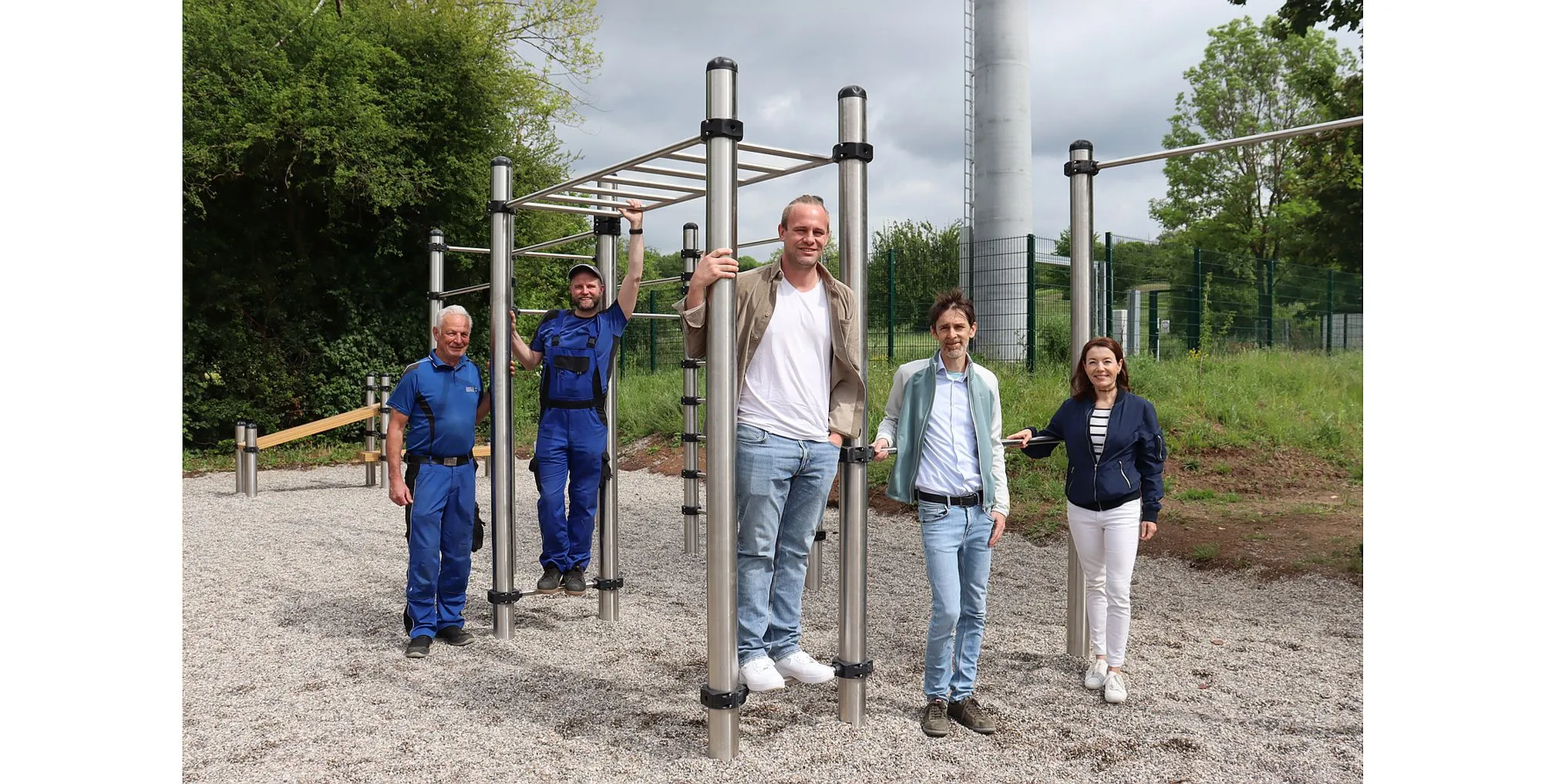 Maintal: Calisthenics-Anlage am Hochstädter Festplatz eröffnet