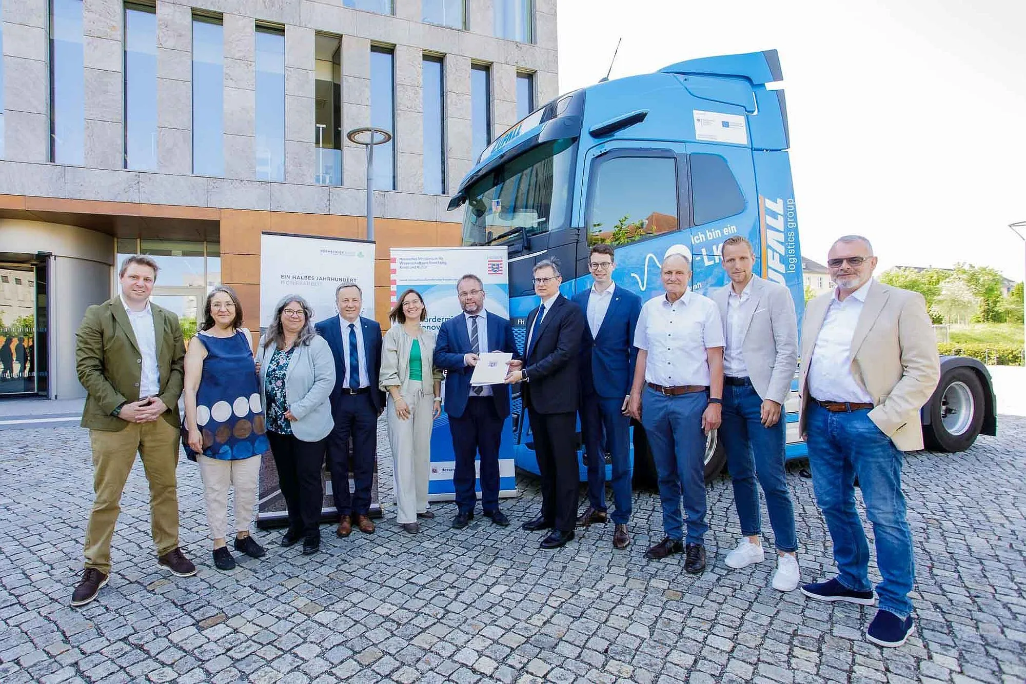 Forschungsprojekt zum Einsatz von elektrischen LKW